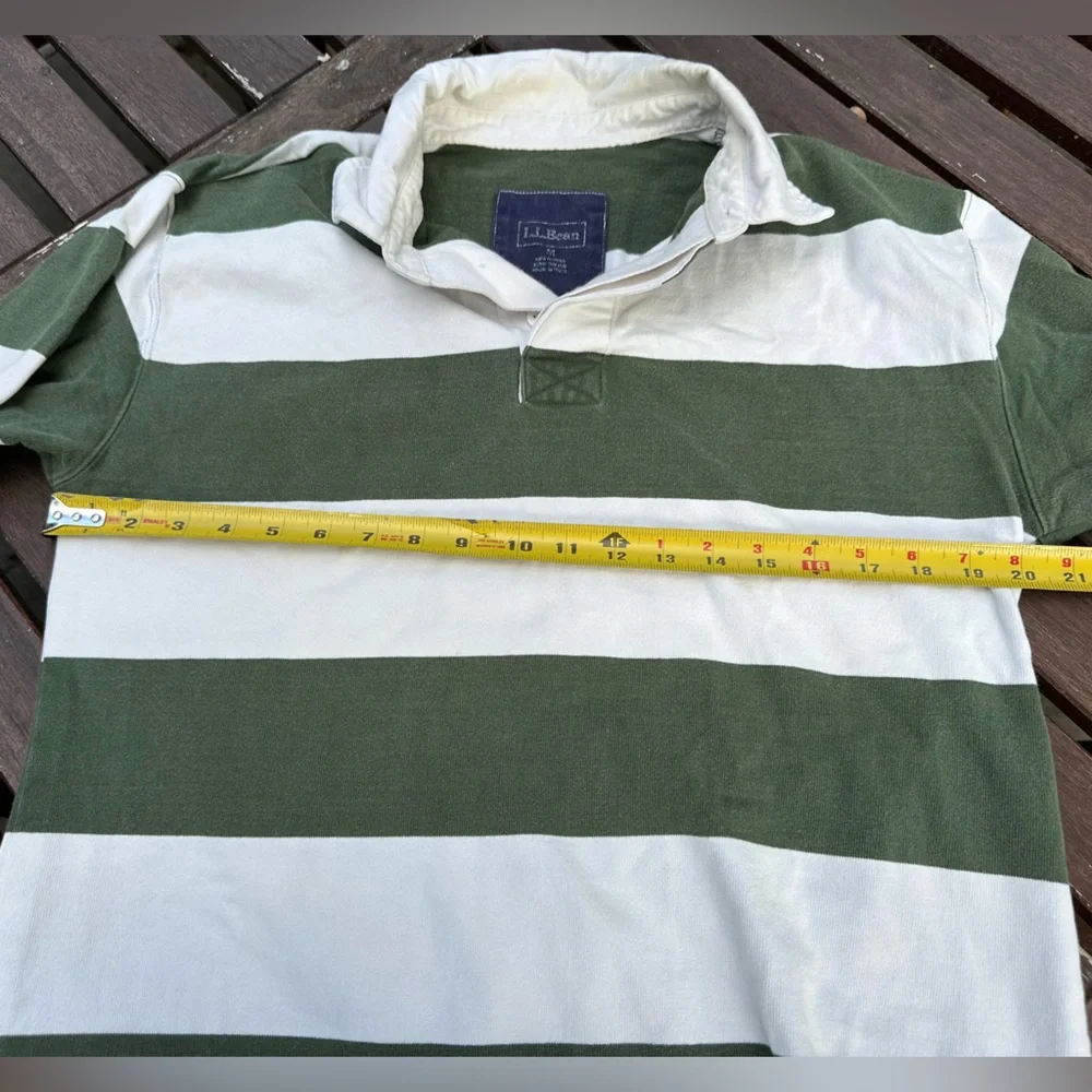 L.L. Bean Tailored Heavyweight Rugby Shirt - Picture 3 of 4